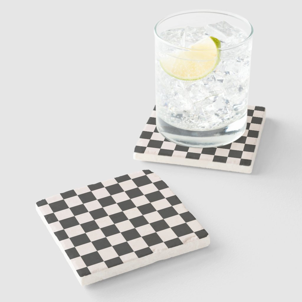 Retro Black White Checks Checkerboard Pattern | Zazzle