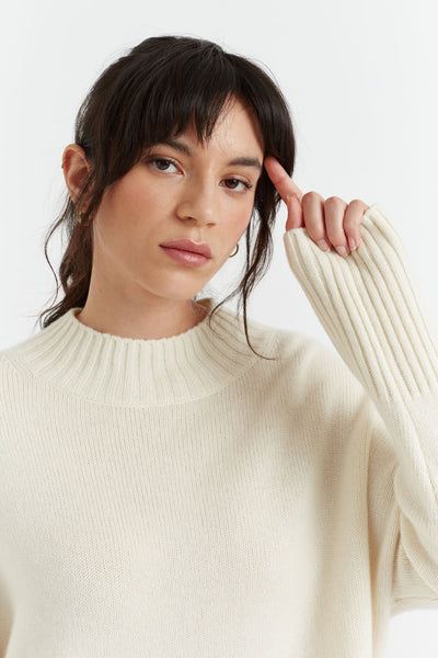 Cream Cashmere Comfort Sweater | Chinti & Parker