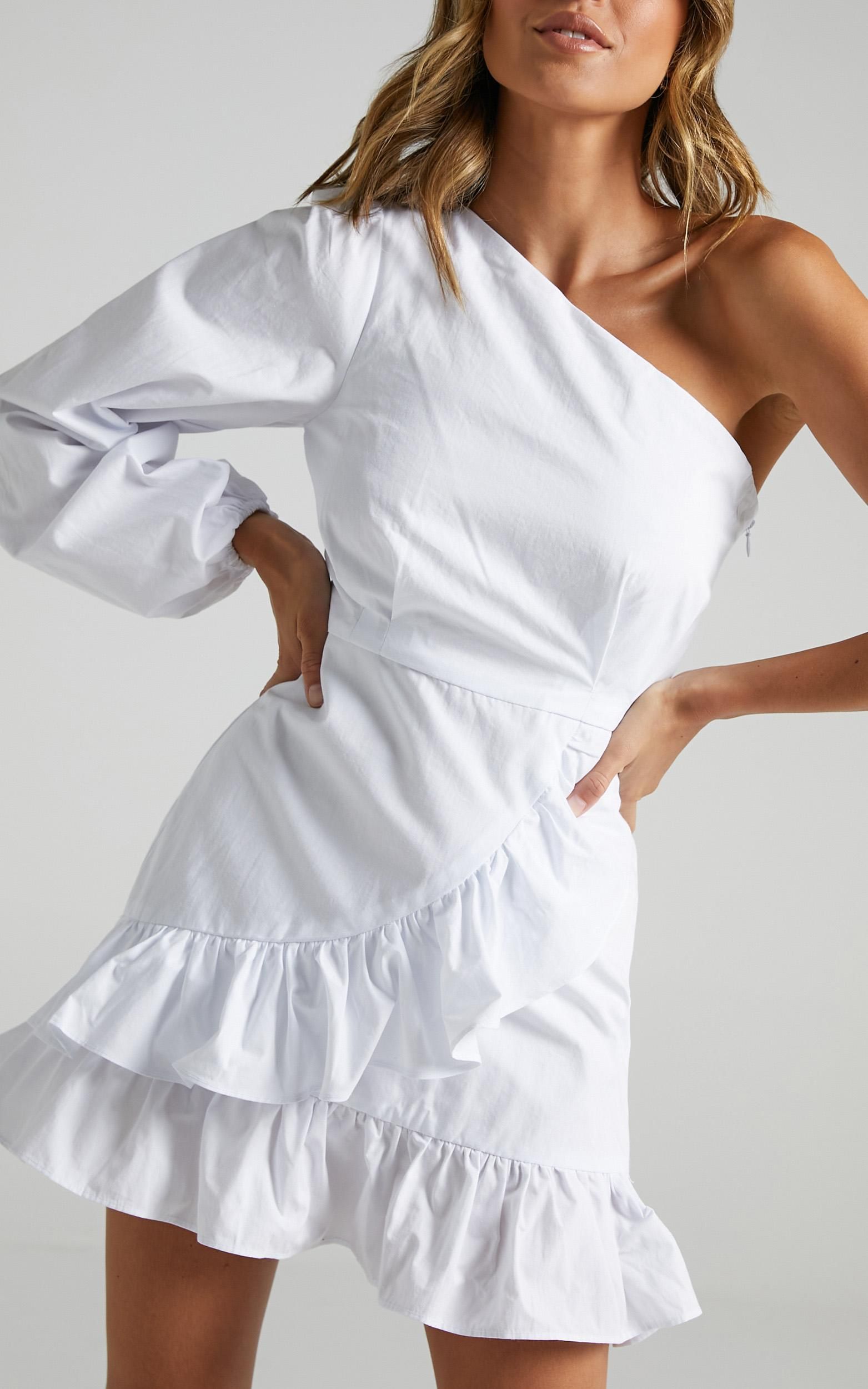 Udele Dress in White | Showpo - deactived