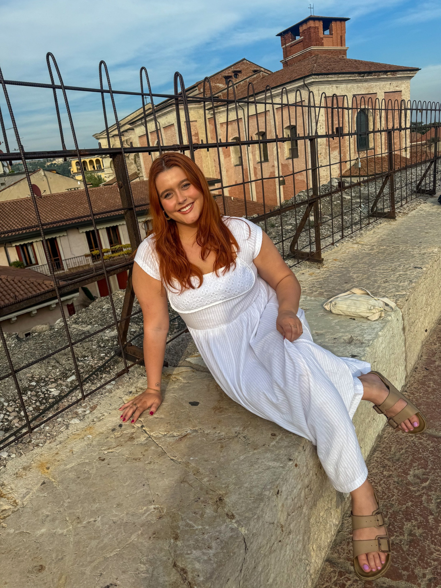 White midi dresses on hols >>> 

#LTKtravel #LTKmidsize