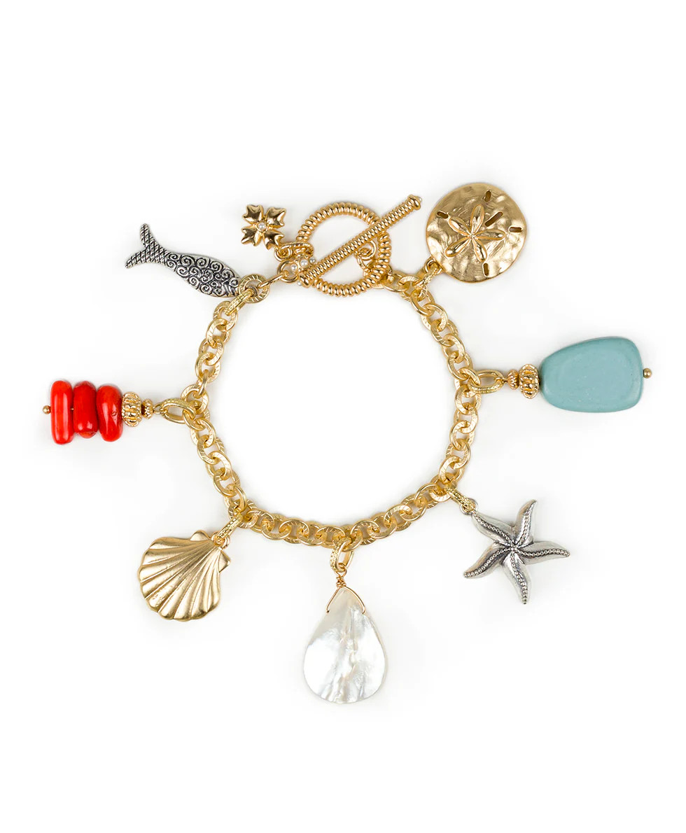 Charm Toggle Bracelet 
         Seashore | Patricia Nash Designs