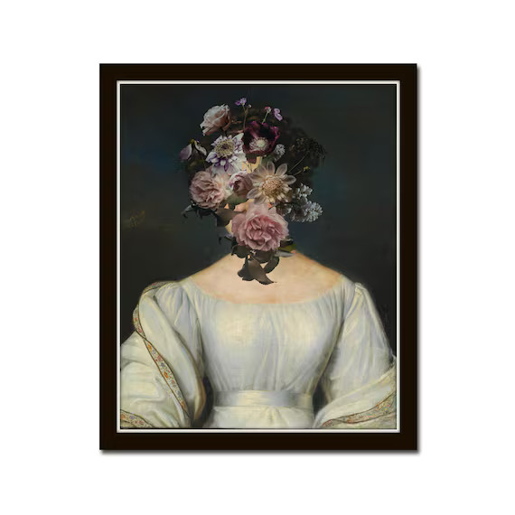 Altered Art Portrait Collage Art Vintage Portrait Wall Art | Etsy | Etsy (US)