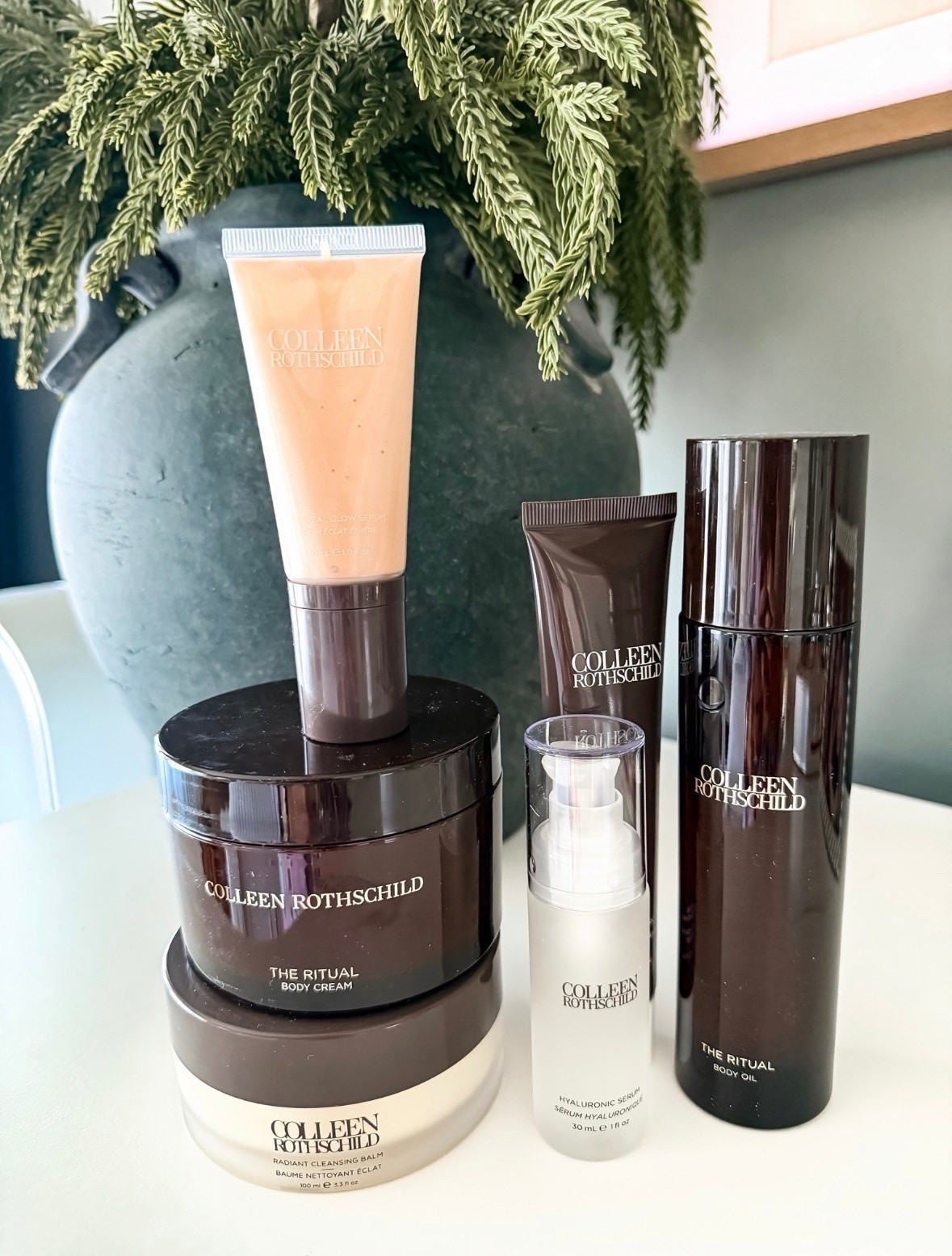 These Colleen Rothschild products are staples in my routine. From the cleansing balm that melts away makeup to the body cream and body oil that leave your skin feeling so soft, every product feels luxurious. If you’ve been wanting to try the brand, these are some of my most used favorites.

skincare routine, Colleen Rothschild, cleansing balm, body cream, body oil, hyaluronic serum, glowing skin, anti aging skincare, beauty favorites, skincare essentials, self care routine, hydrating skincare, luxury beauty, themominstyle

#LTKBeauty #LTKselfcare #LTKOver40