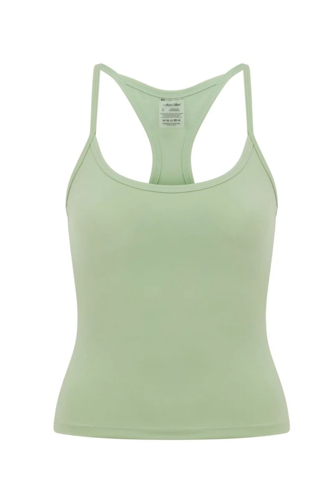 Matcha Thin Strap Racerback Tank | All for Mimi