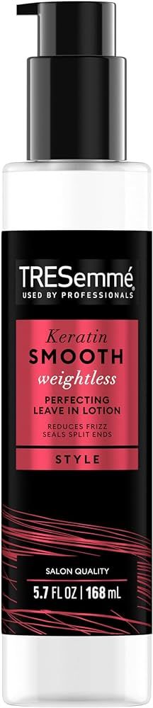 TRESemmé Perfecting Leave-In Lotion Keratin Smooth for Sleek & Shine Weightless 5.7 oz | Amazon (US)