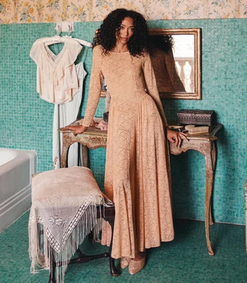 WILHELMINE DRESS -- TOASTED ALMOND | DOEN