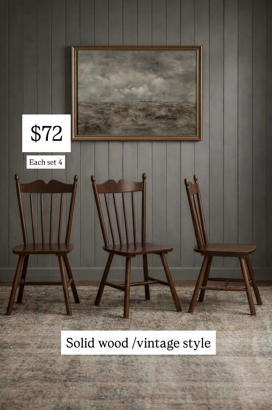 Oh my gosh, I’m obsessed with these classic dining chairs, but they’re a little bit different. They have that vintage flare, solid wood and only $72 apiece sold as a set solid wood dining chair.

#LTKHome #LTKSaleAlert