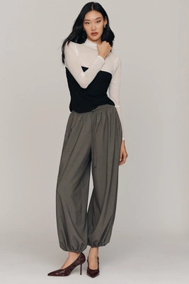 Whiteroom + Cactus Drawstring Balloon Pants | Anthropologie (US)