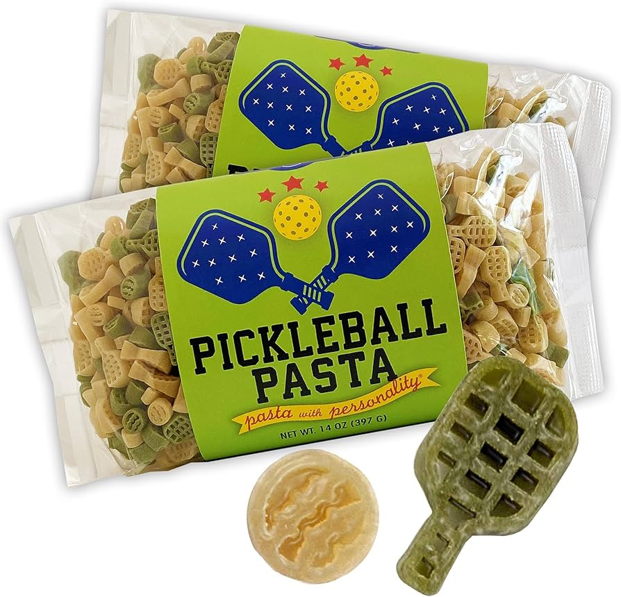 Pastabilities Pickleball Pasta- Funny and Unique Pickleball Gifts, Non-GMO Natural Wheat and Vege... | Amazon (US)