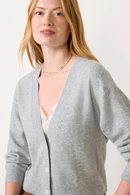 LNA Women's Pryce Lace Trim Sweater, Size Large, Grey | Evereve