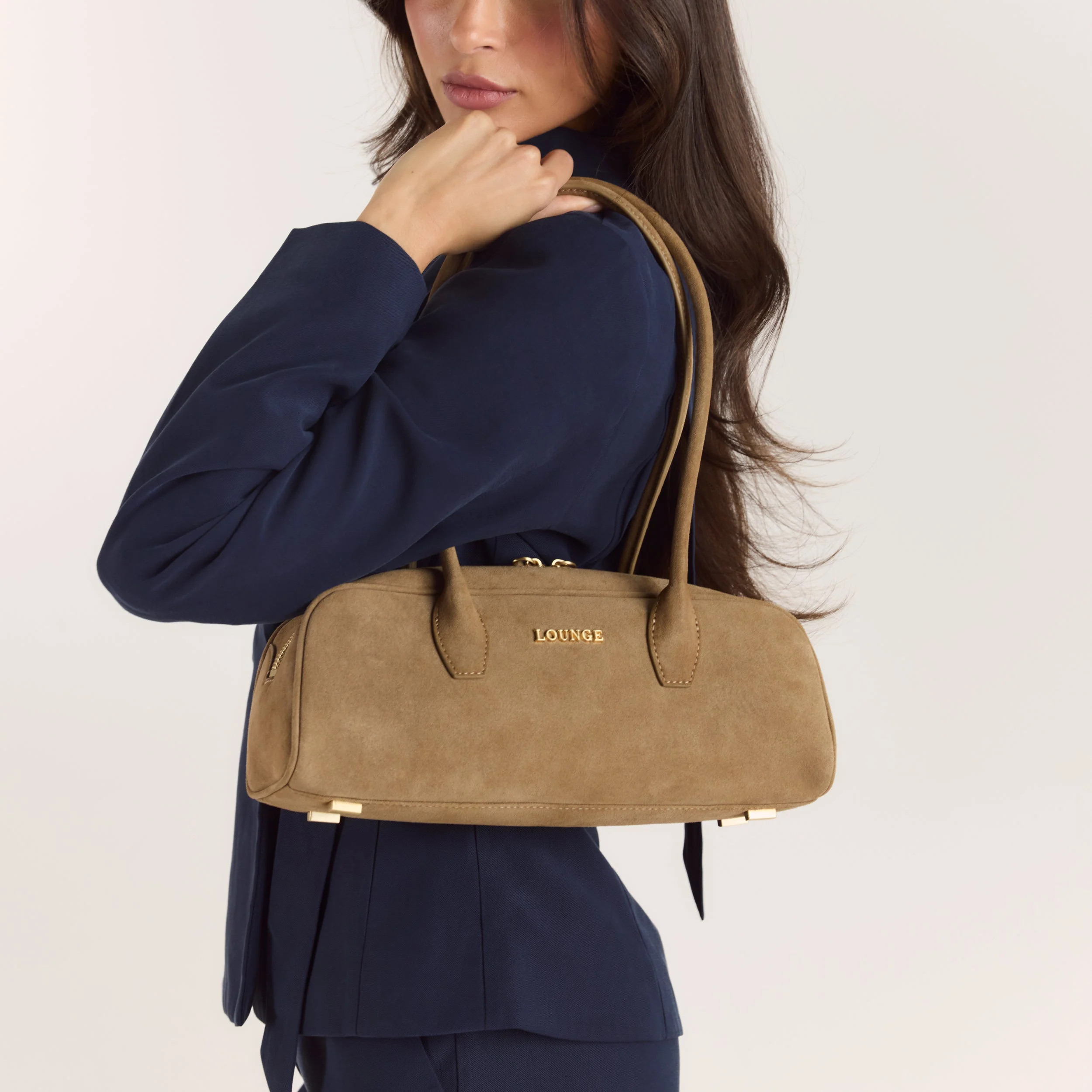 Averi Shoulder Bag - Taupe | Lounge (UK)