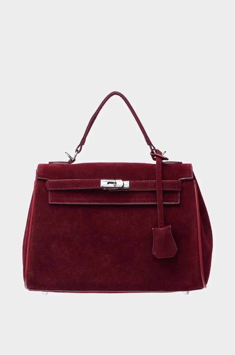 TAKE ME TO DINNER SUEDE BAG | AKIRA