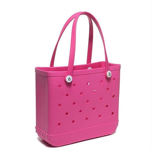 JOOWES EVA Waterproof Beach Tote (Hot Pink, Large) | Amazon (US)