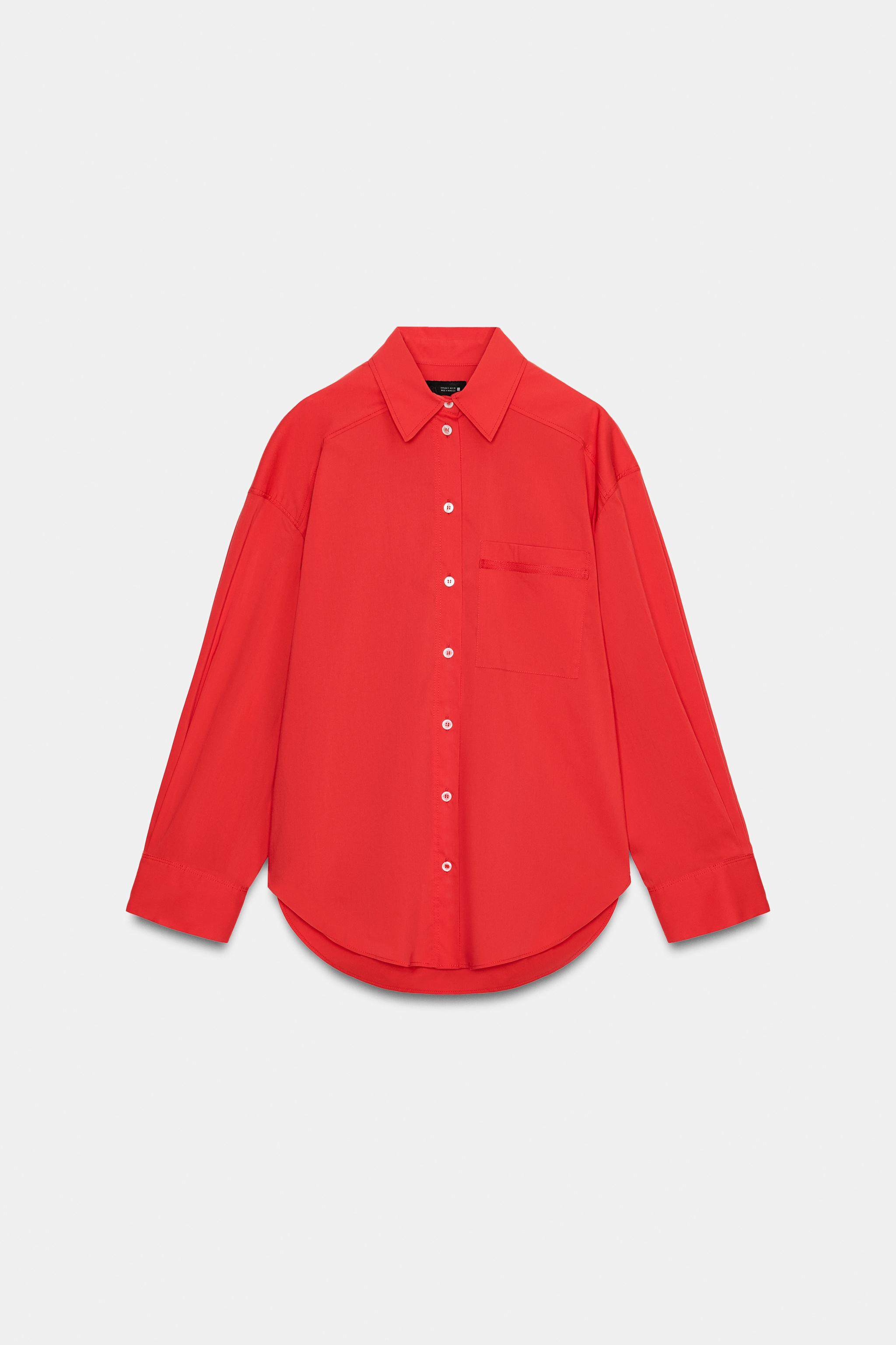 OVERSIZED POPLIN SHIRT | Zara Canada