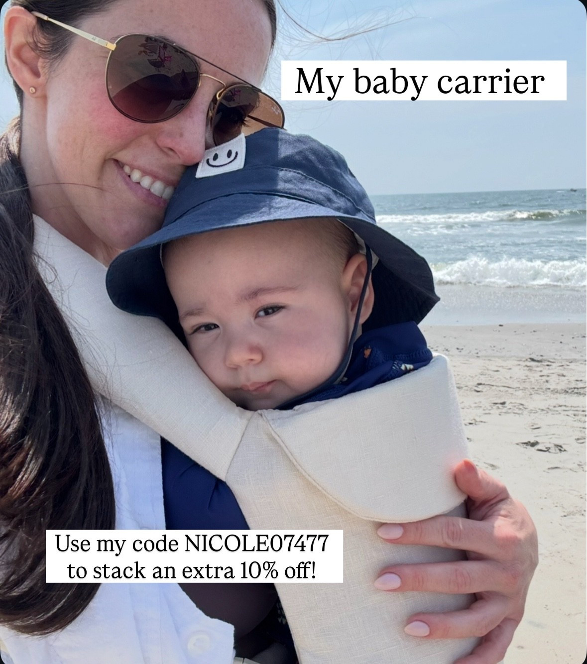 The best baby carrier on sale! Plus an extra 10% off stacked on top of discounts with my code: NICOLE07477