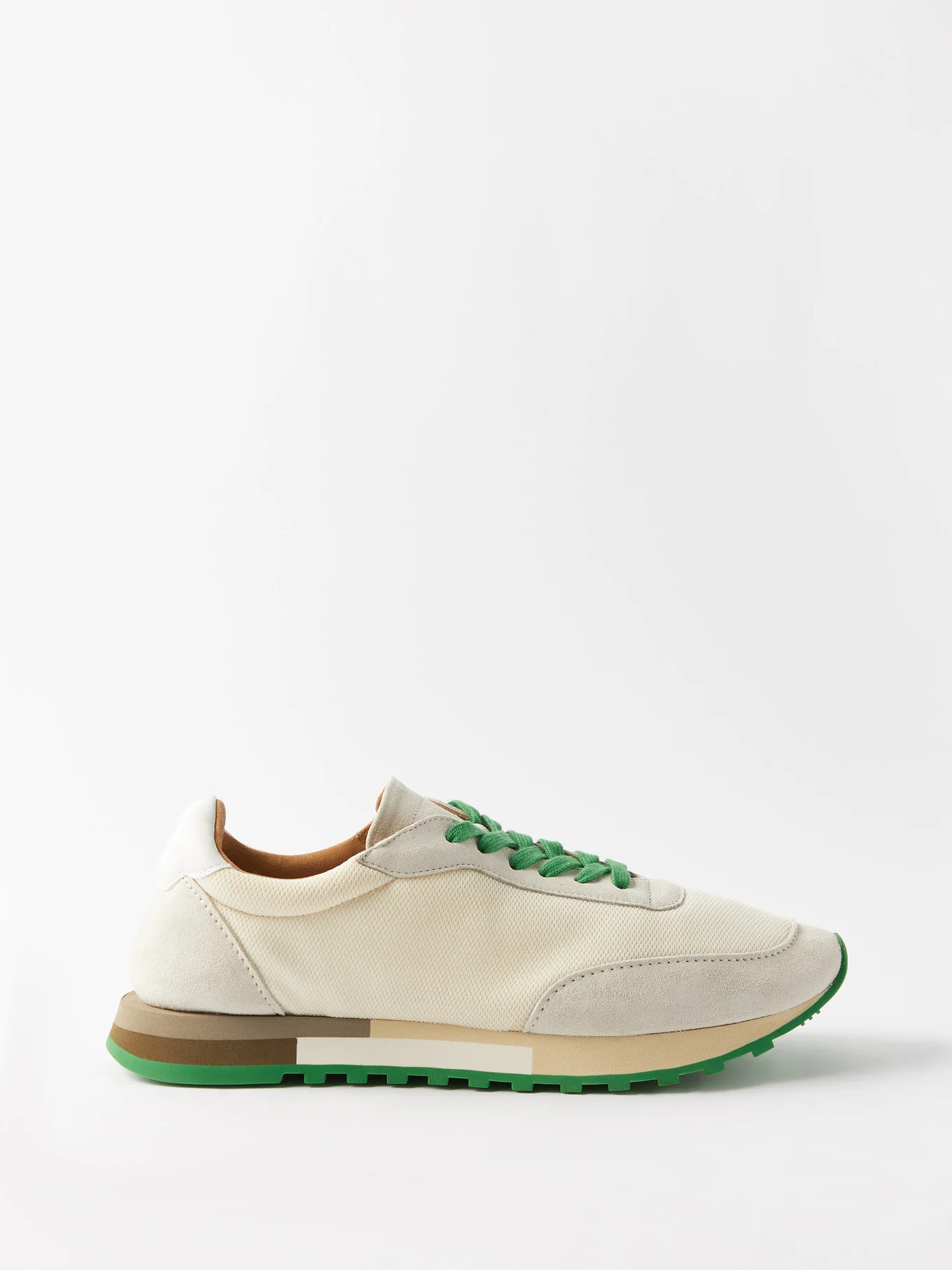 Owen suede and mesh trainers | Matches (US)
