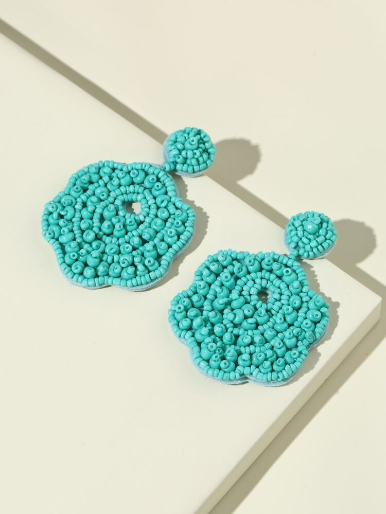 Beaded Drop Earrings | SHEIN