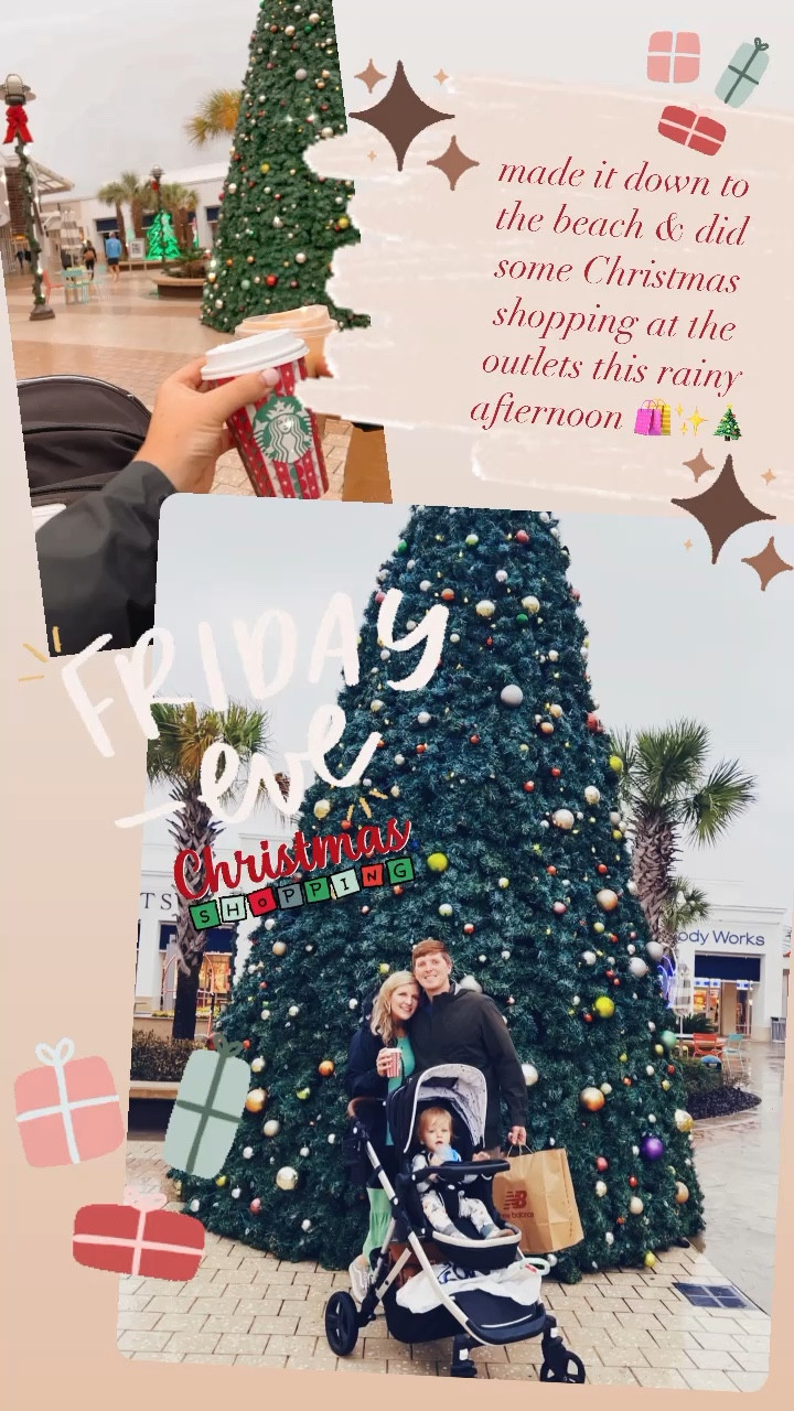 made it down to the beach & did some Christmas shopping at the outlets this rainy afternoon 🛍✨🎄

#LTKtravel #LTKHoliday
