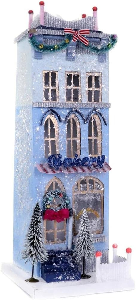 Cody Foster & Co Bakery Light Blue Hues Christmas Village House Shoppe | Amazon (US)