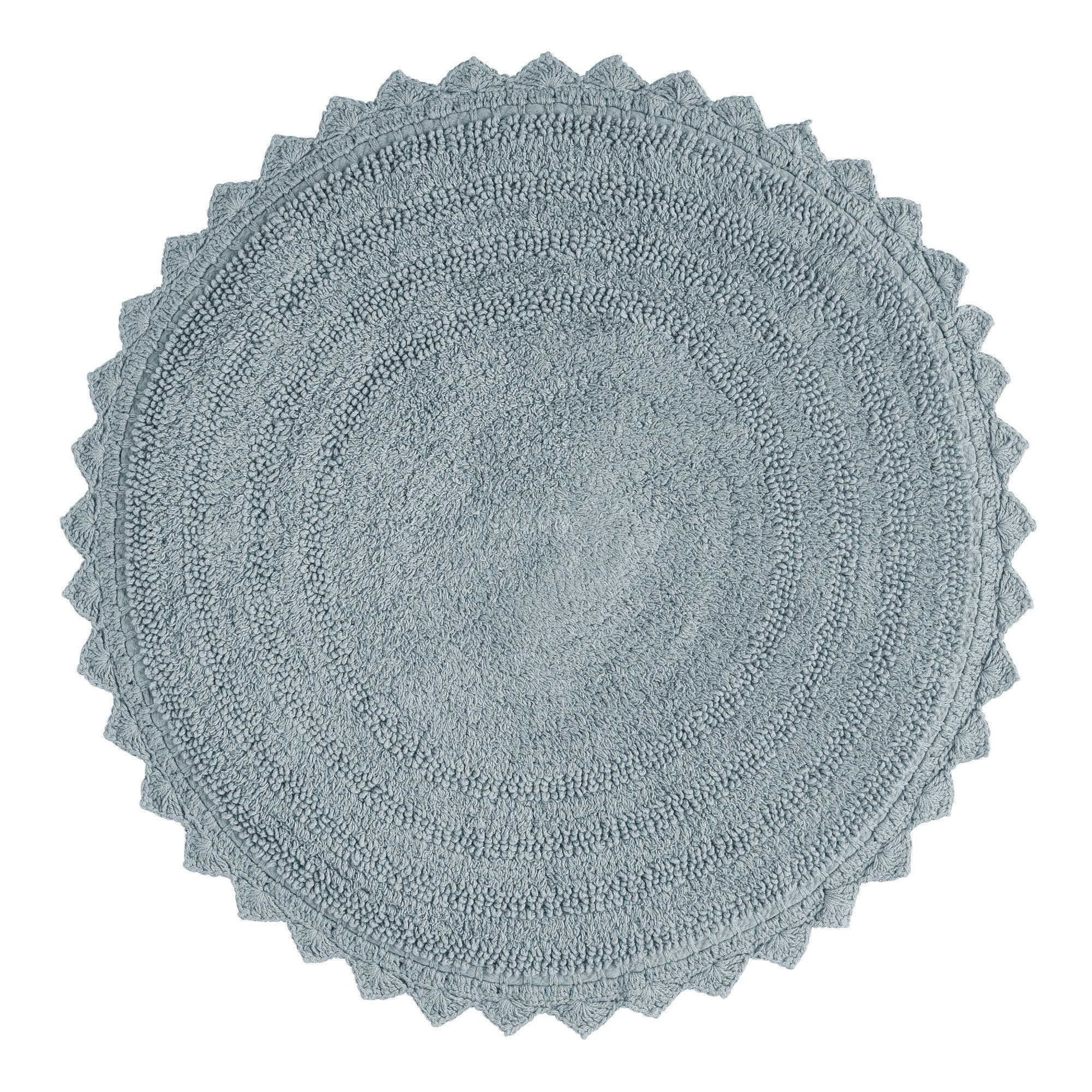 Redondo Round Cotton Bath Mat | World Market