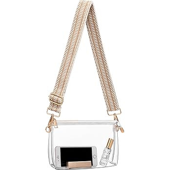 Clear Purse for Women - Stadium Approved Crossbody Bag, Small Stadium Bag for Concerts & Sports E... | Amazon (US)