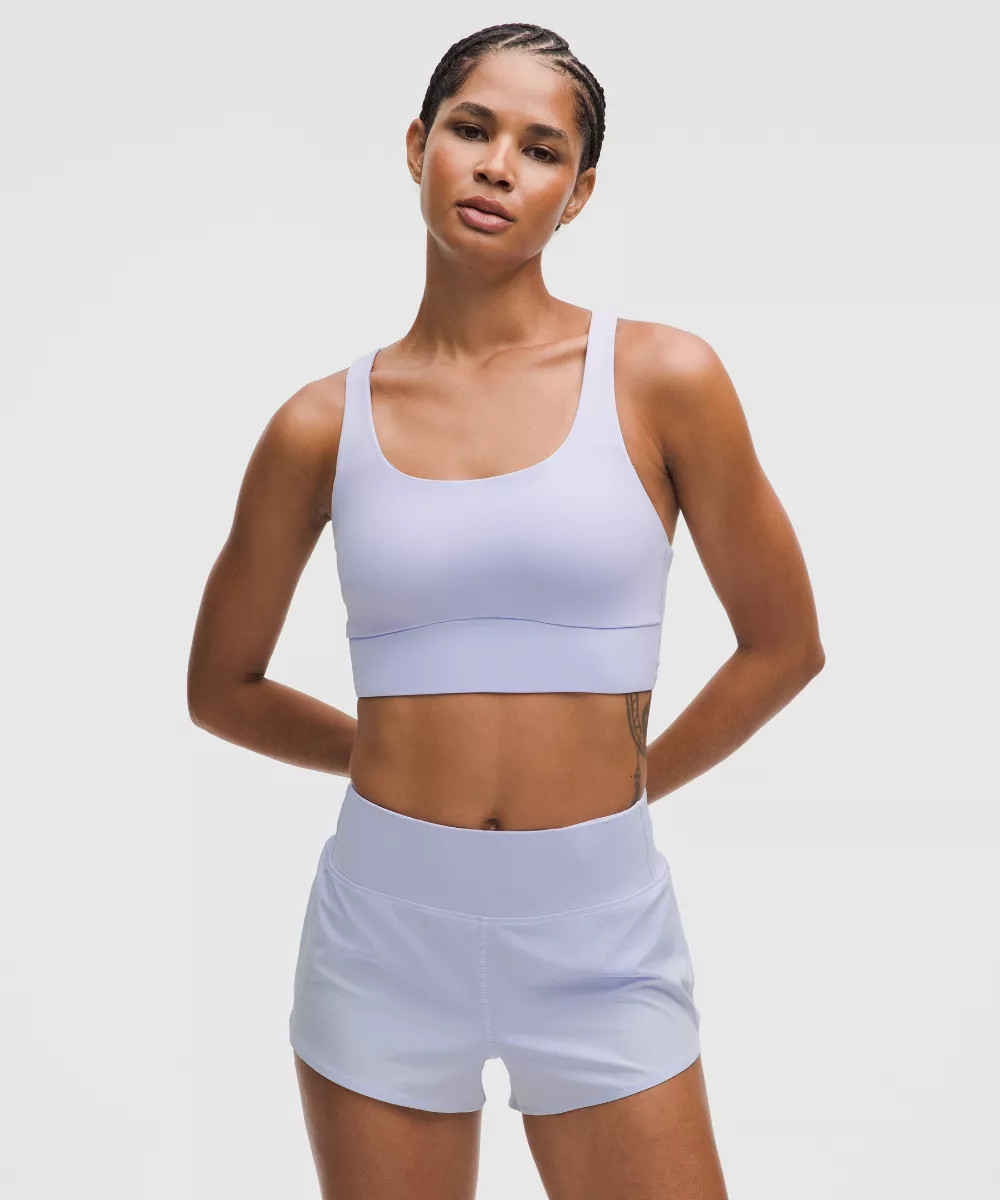 lululemon Energy Longline Bra Medium Support, B-D Cups   Evolve | lululemon (AU)