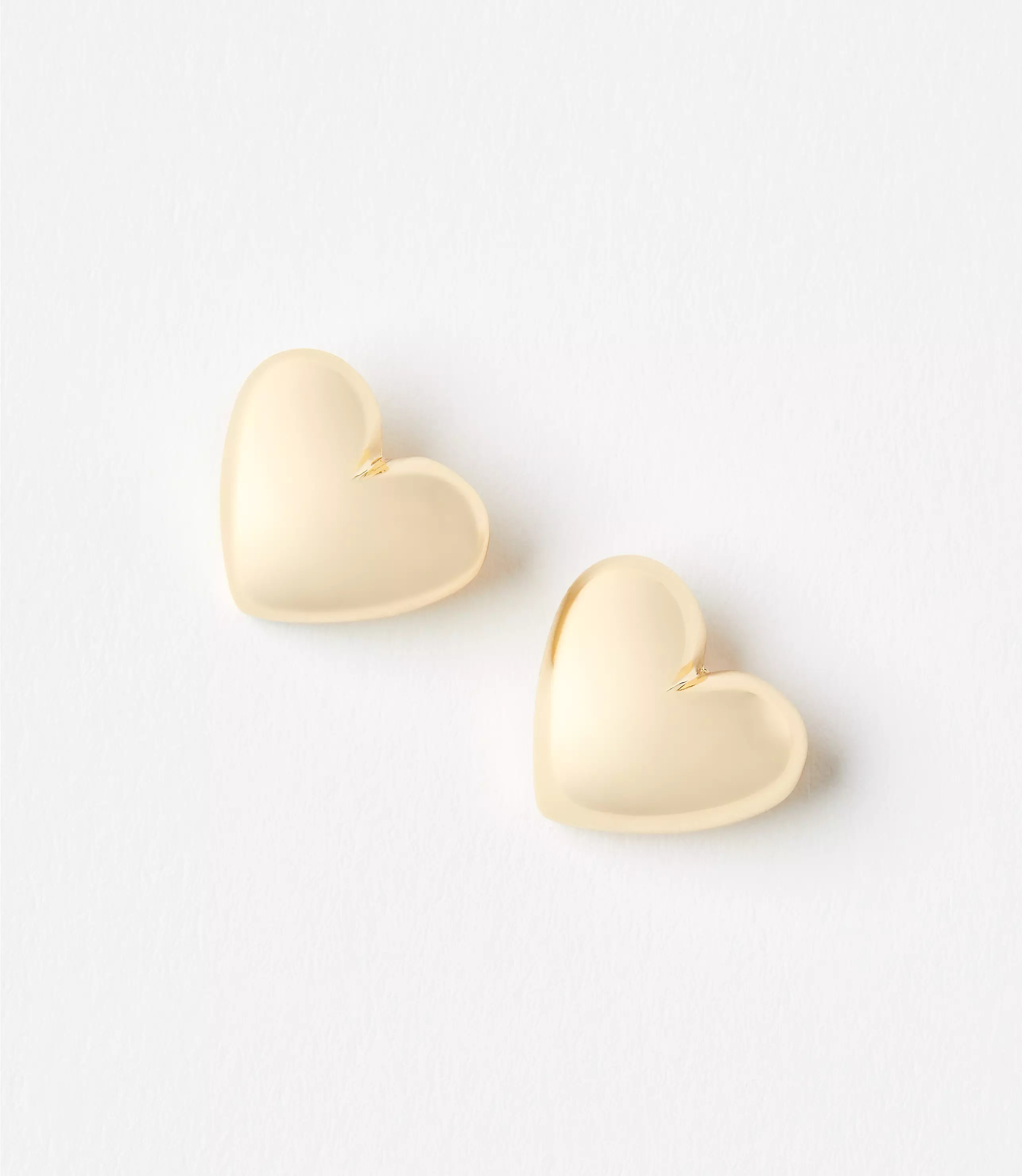 Puffy Heart Stud Earrings | LOFT