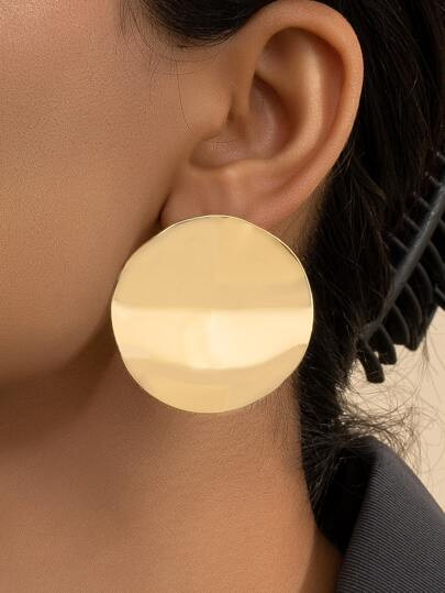 Round Stud Earrings | SHEIN