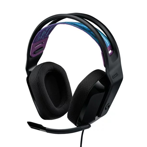 Logitech G335 Wired Gaming Headset, with Flip to Mute Microphone, 3.5mm Audio Jack, Memory Foam E... | Walmart (US)