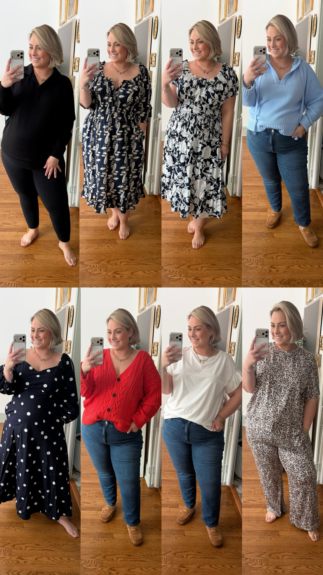 Walmart new arrivals 😍
Scuba top: 1X
Terra & Sky dress: 1X
Time & try dress: XXL
Hoodie Sweater: XXL
Polka Dot dress: XXL (comes in plus)
Red sweater: XXXL
White tee: 1X
Joyspun Set: 2X

#LTKPlusSize #LTKmomlife