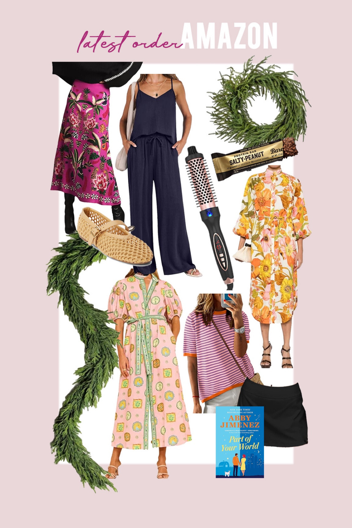 My latest Amazon order is a fun mix of fashion, new reads, the best protein bars & holiday decor! 🤪🤗

#LTKOver40