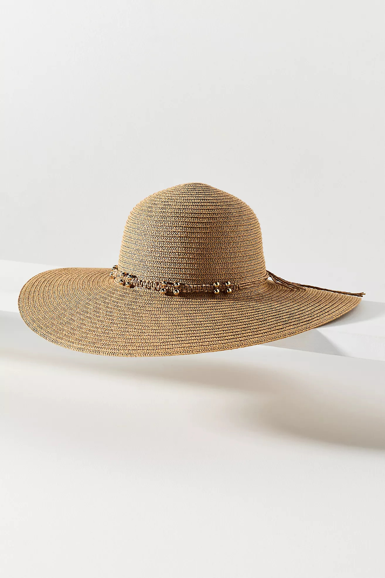 San Diego Hat Co. Candy Braid Trim Floppy Hat | Anthropologie (US)