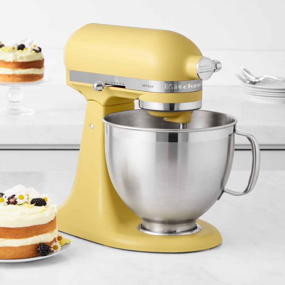 KitchenAid® 2025 Color of the Year Artisan Stand Mixer, Butter, 5-qt | Williams-Sonoma
