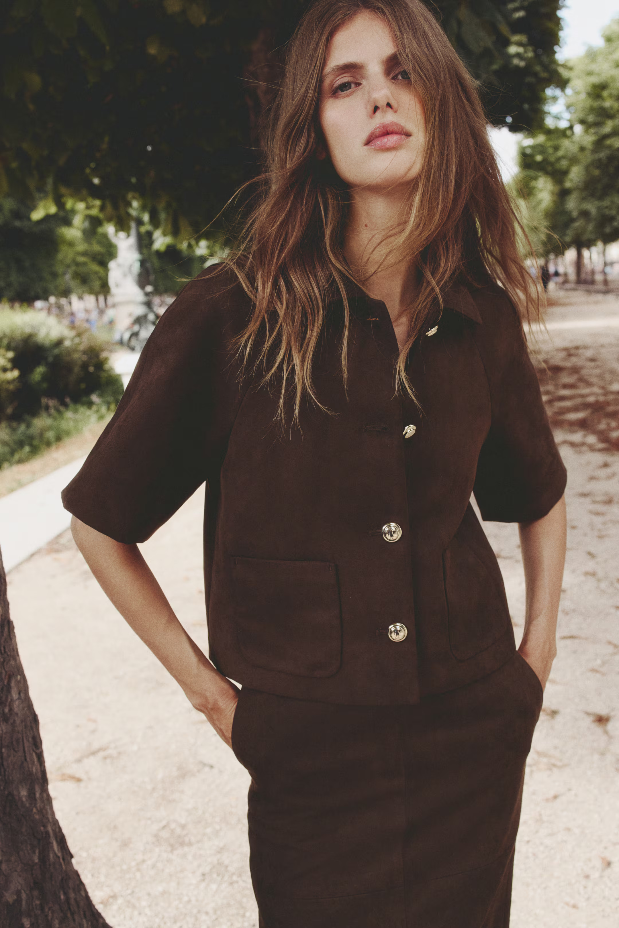 Short-sleeved jacket | H&M (UK, MY, IN, SG, PH, TW, HK)