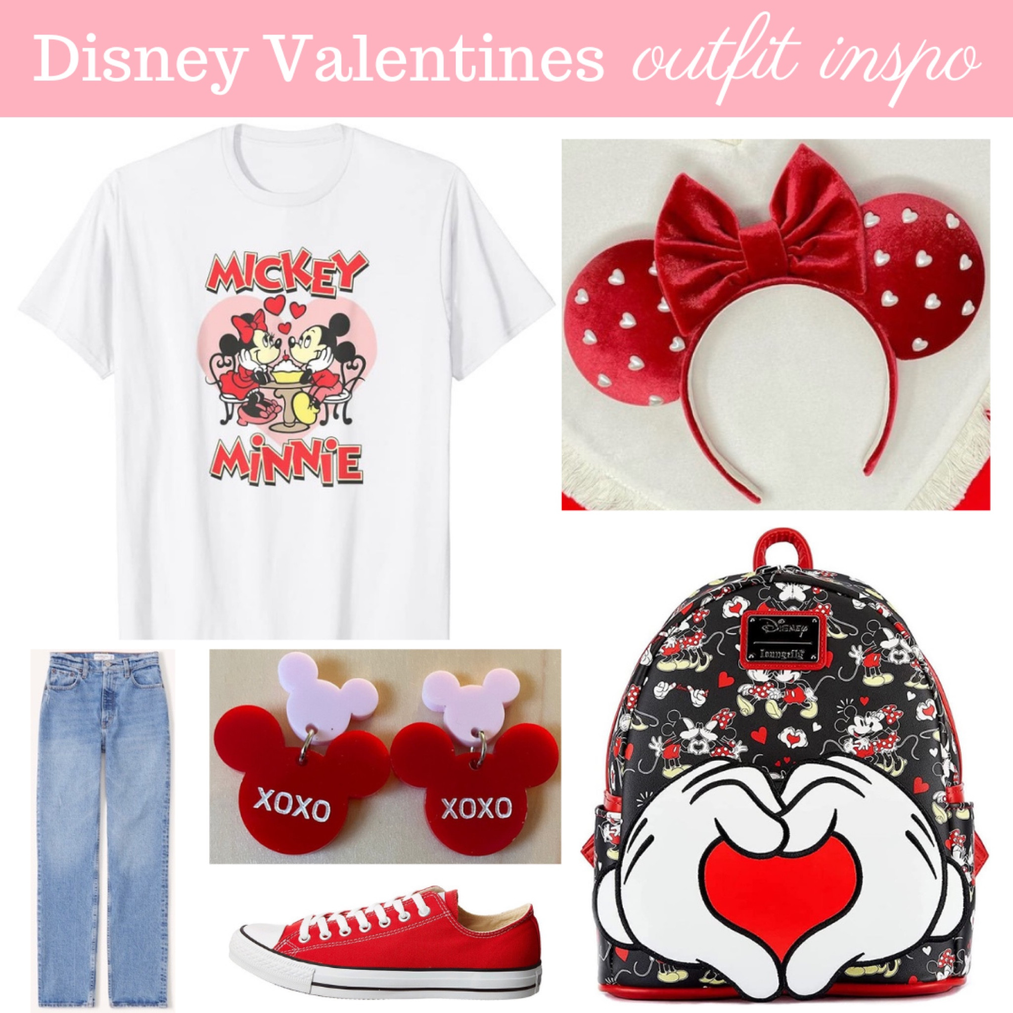 Disney World Valentines outfit idea perfect for a day in the parks

#disney #disneyworld #valentinesday #valentines #valentinesoutfit

#LTKunder50 #LTKstyletip #LTKfamily