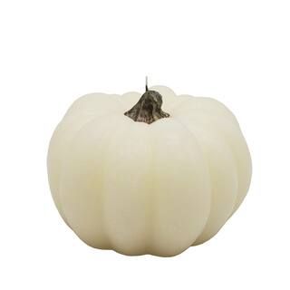 4.5" x 3" Ivory Pumpkin Candle by Ashland® | Michaels Stores