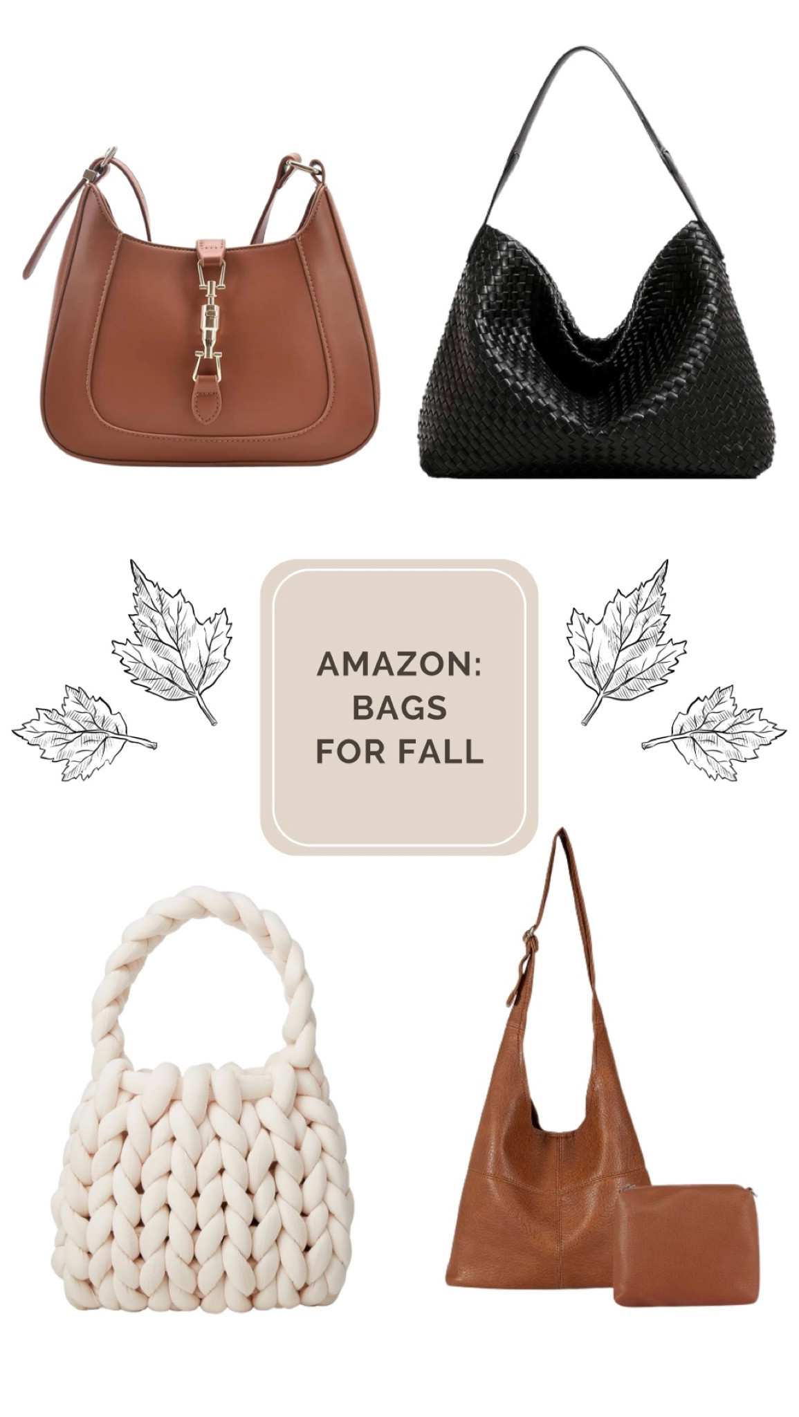 amazon find, amazon bag, amazon purse, amazon fall finds, fall bags, fall tote, amazon dupe, amazon looks for less, gucci dupe, gucci look for less, amazon designer

#LTKSale #LTKunder100 #LTKunder50