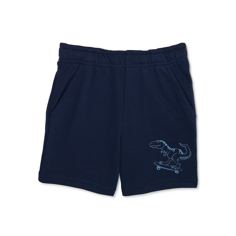 Garanimals Toddler Boy French Terry Graphic Shorts, Sizes 18M - 4T | Walmart (US)