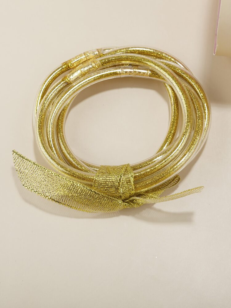 5pcs Christmas Glitter Bracelet | SHEIN