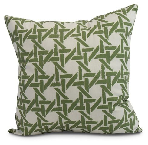Sugarcane Pillow, Green | One Kings Lane
