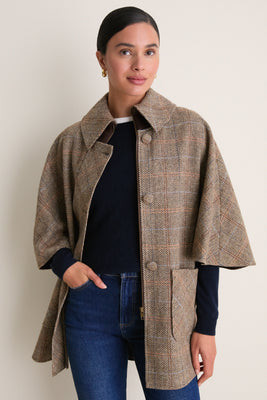 Herringbone Stewart Poncho | Tuckernuck (US)