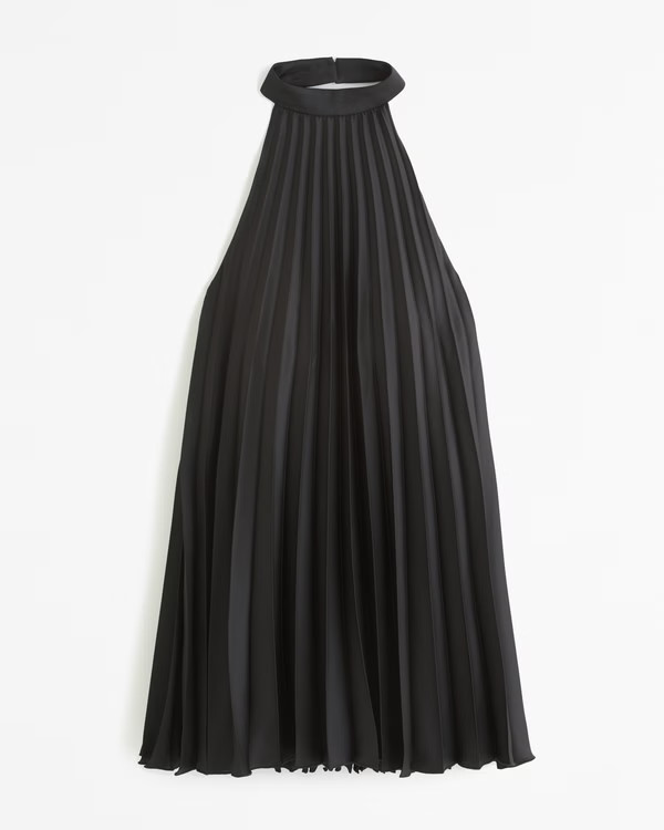 The A&F Giselle Pleated Trapeze Mini Dress | Abercrombie & Fitch (US)