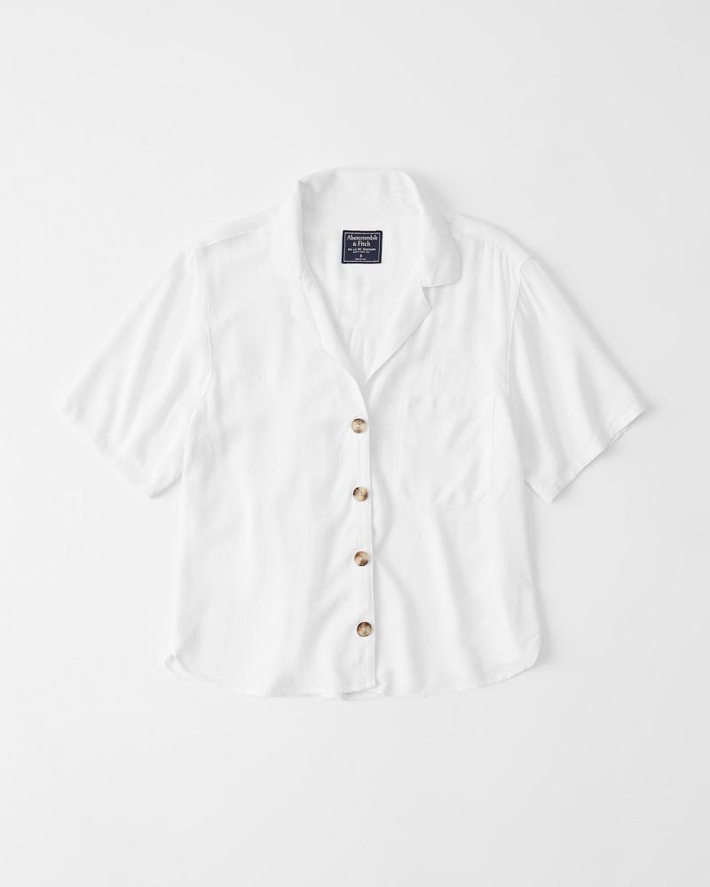 Womens Getaway Shirt | Womens 50% Off Throughout The Store | Abercrombie.com | Abercrombie & Fitch US & UK