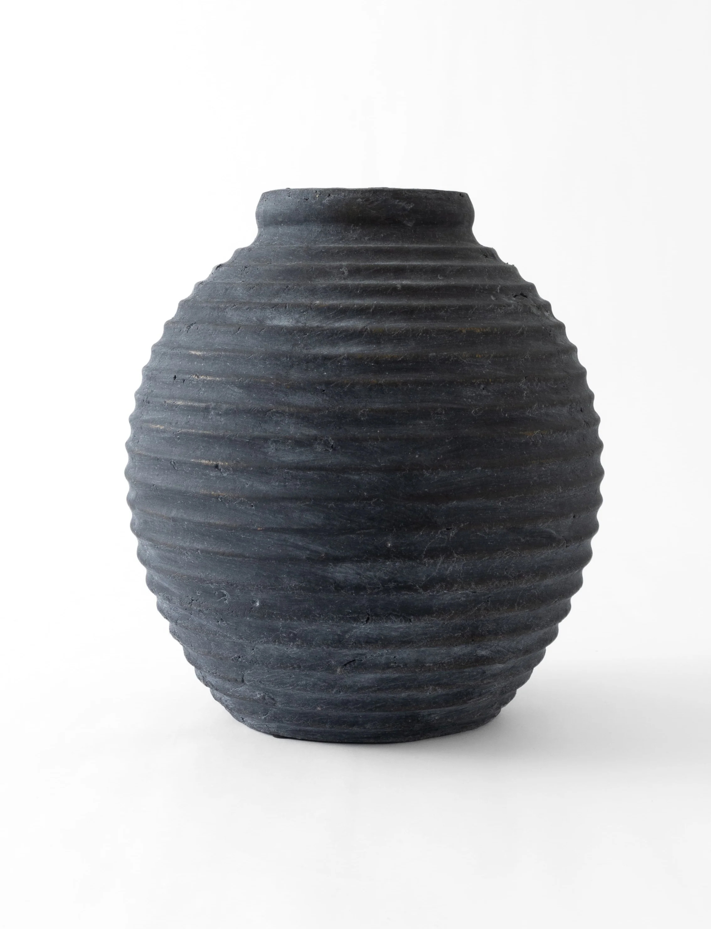 Black Terracotta Vase | Eco Chic Home