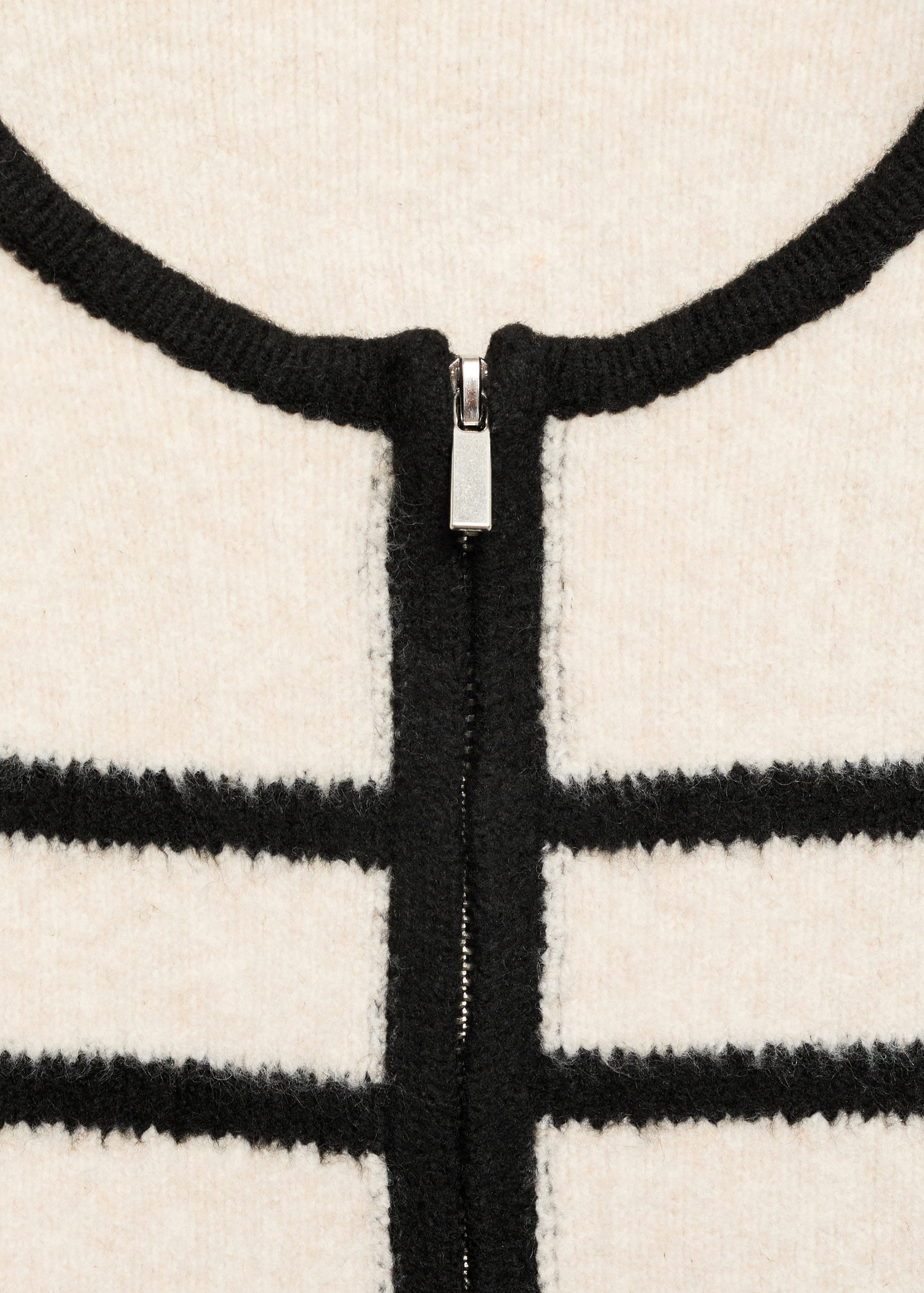 Striped knitted jacket | MANGO (UK)