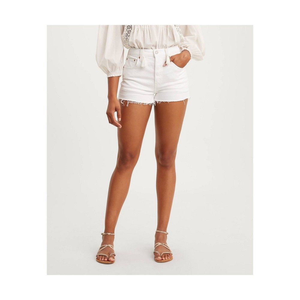 Levi's Women's 501 Original Jean Shorts - In The Clouds 28, White | Target