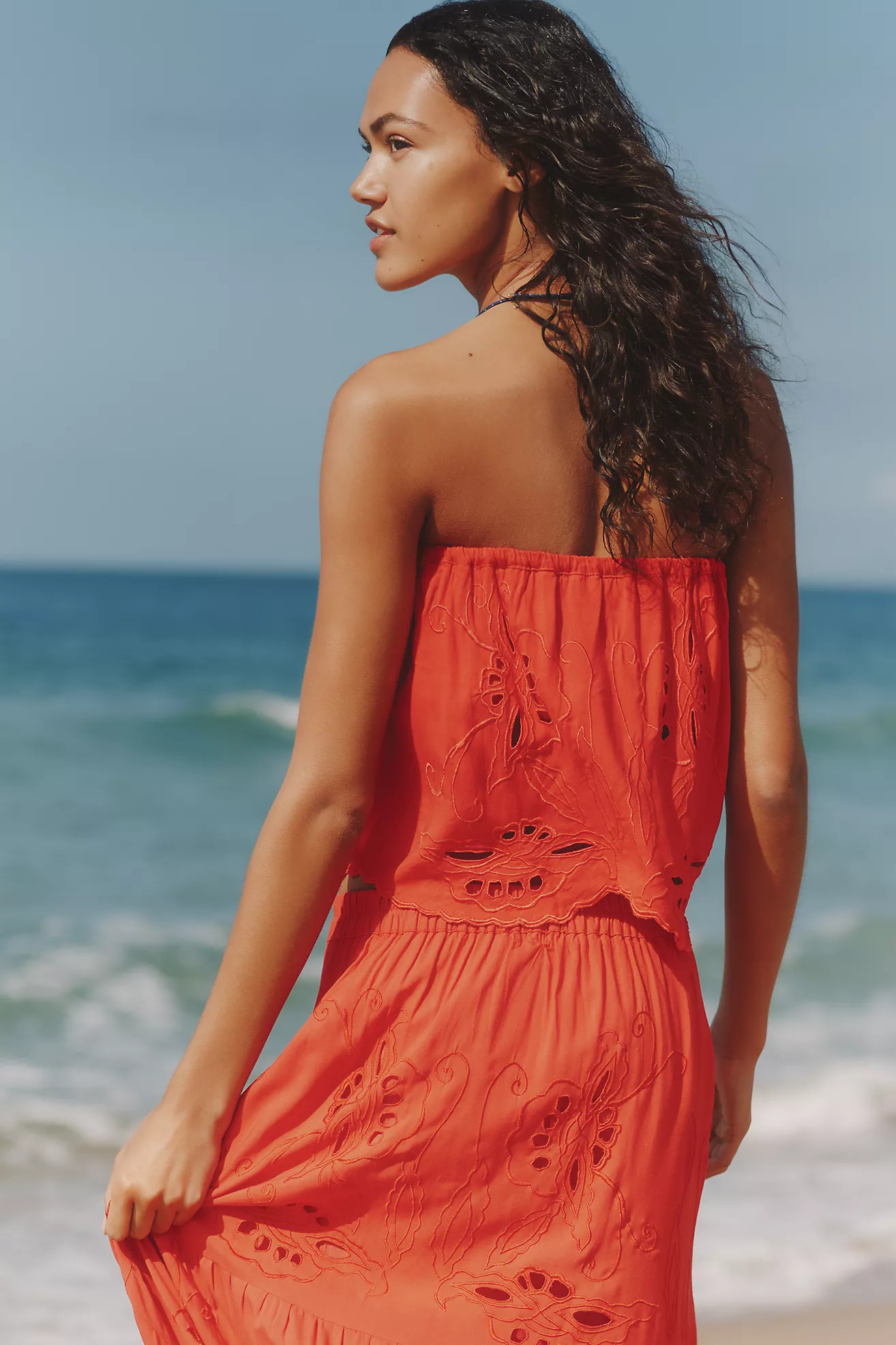 Tiare Hawaii Heliconia Eyelet Top | Anthropologie (US)