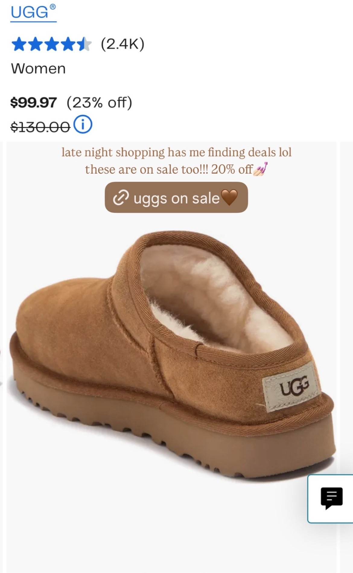 sometimes you just find the best deals while late night shopping! these ugg slippers are 20% off! 

#LTKSaleAlert #LTKFallSale #LTKShoeCrush