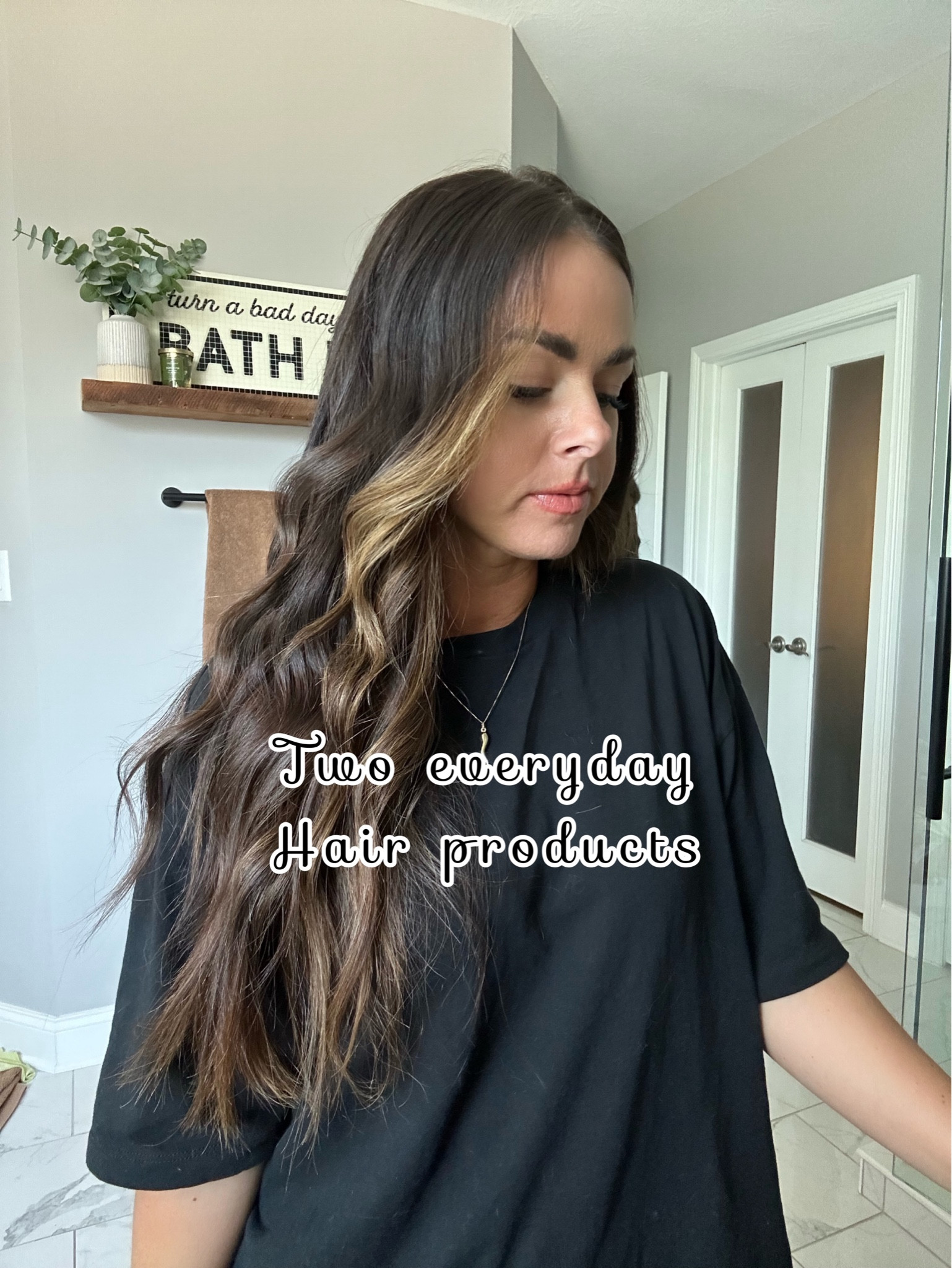 Two easy everyday hair products 