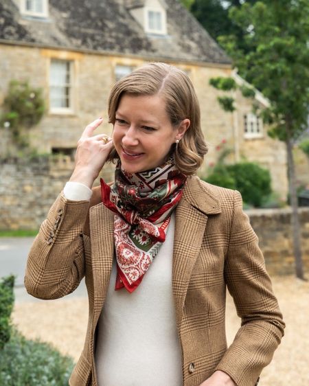 Excited to spotlight a brand that's close to my heart today – say hello to @FleurSauvageDesign, a new brand by a cherished follower and wonderful member of this community. I had the chance to test-drive these beautiful new silk scarves while in England and am excited to share this collection of feminine must-have accessories with all of you!! Head to stacieflinner.com to a closer look and tons of styling ideas that I hope will inspire you to incorporate this silky wardrobe staple into your everyday attire. ❤️ You can get 20% off your purchase with code “Stacie20” and infuse a touch of #FleurSauvageHeirloomLuxury into your wardrobe. #ad